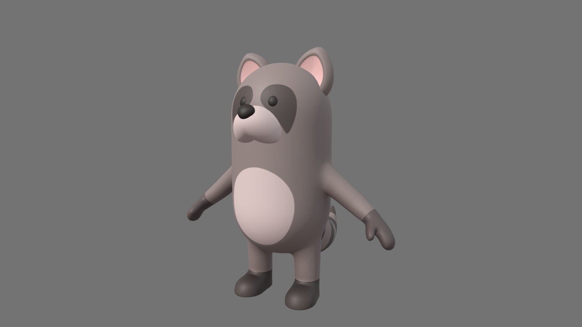Raccoon Character - Buy Royalty Free 3D model by bariacg [97bdeda ...