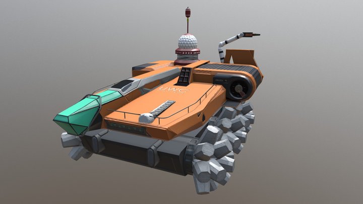 Dredge Crawler (Artstation Challenge) 3D Model