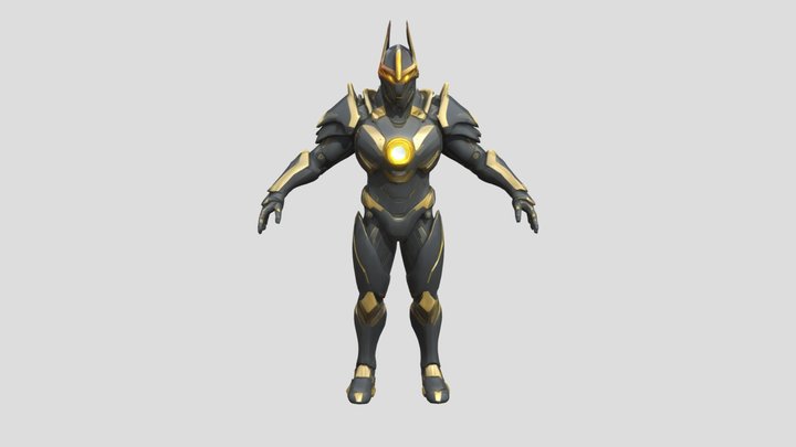 Dark Suit Man 3D Model