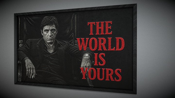 The world is yours,cuadro