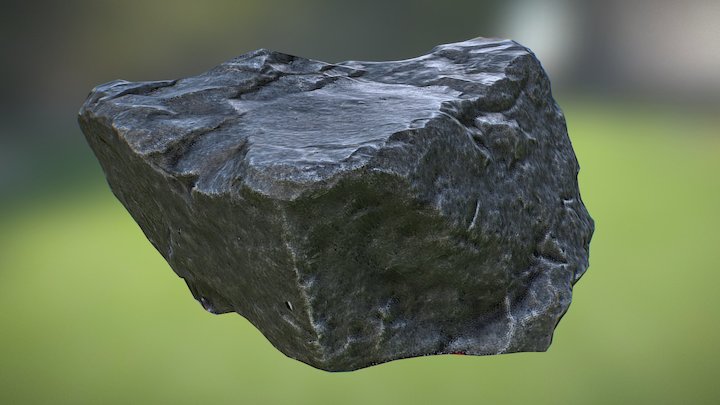 Realistic rock 3D Model