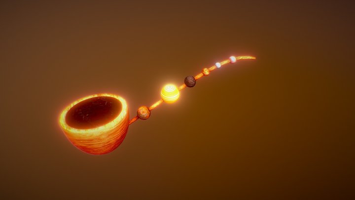 Melinda's Astronomer Pipe 3D Model