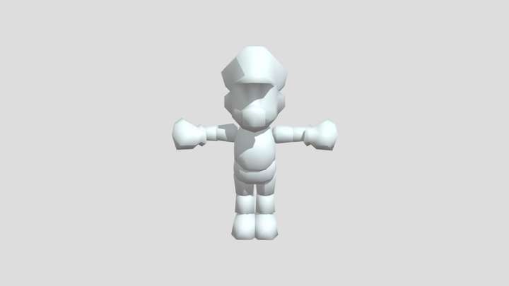 Luigi 64 Smoother Poly 3D Model