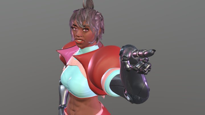 Terra Onwudiwe Remastered 3D Model