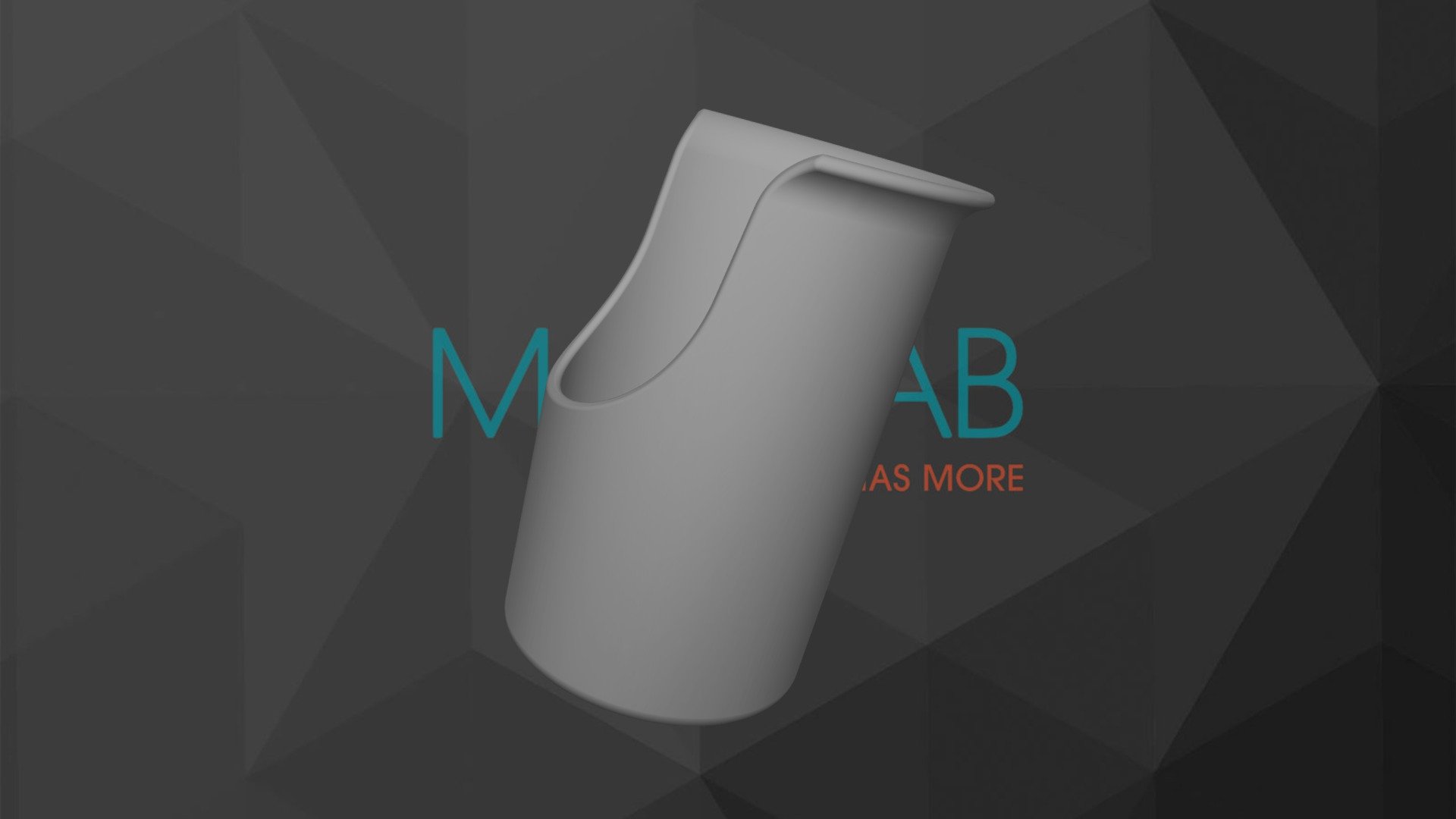 Parametrische Neusbeker — Sketchfab embed 3D viewer