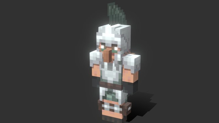 Minecraft - Villager Knight 3D Model