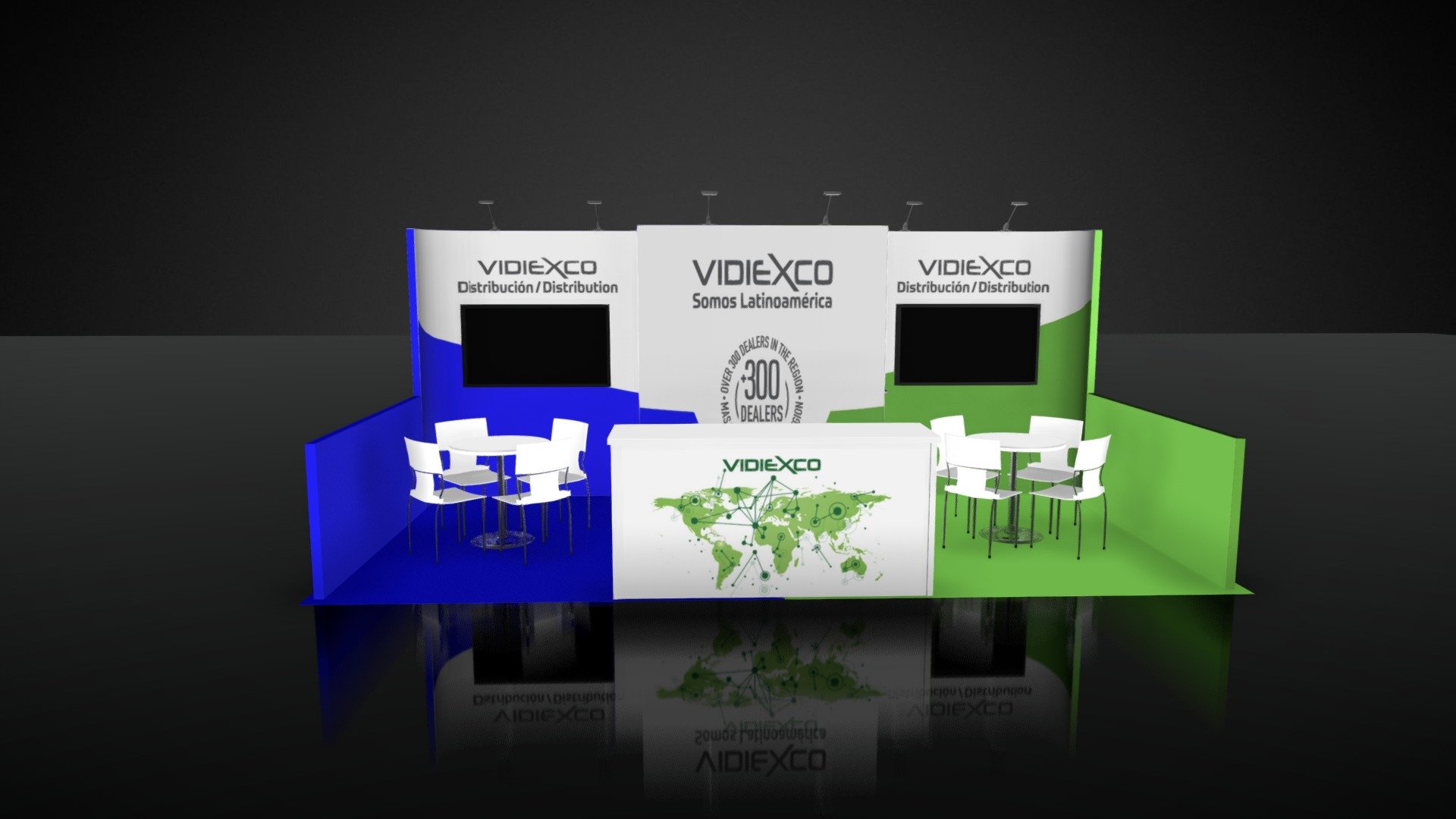 Booth Rental 10 X 20 VID18 - Exhibit Pros