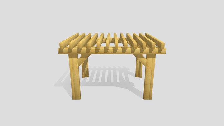 Pergola 3D Model