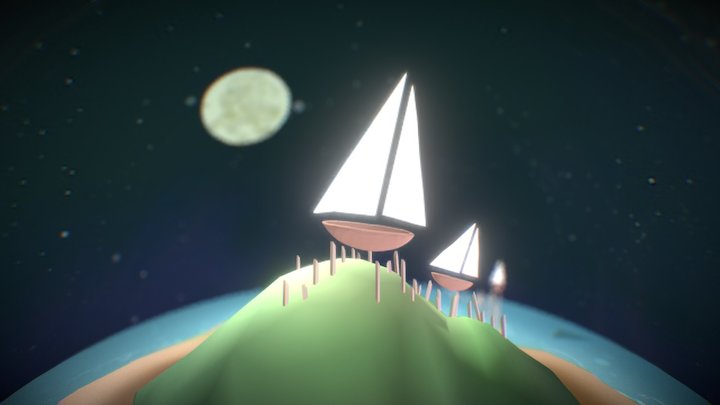 the boat who wanted to fly 3D Model