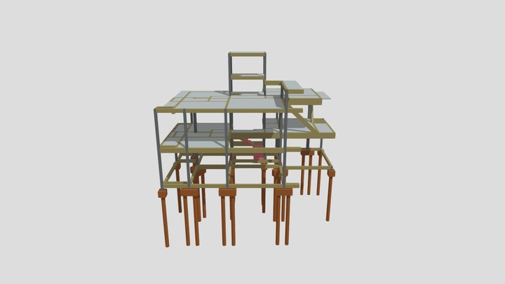 Projeto Estrutura 3D - Cond. Villagio Piacenza 3D Model