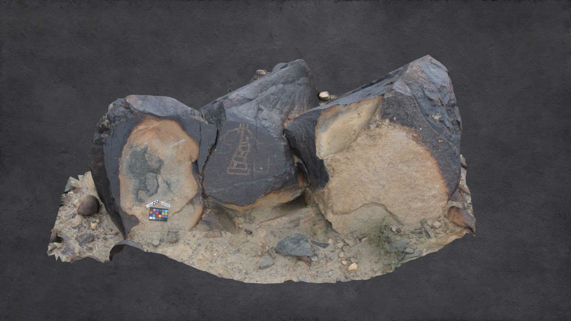 Rock Carving at Chilas-IX (Rock 118) - 3D model by cvlablums [97c510a ...