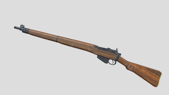 Lee Enfield Rifle 3D Model