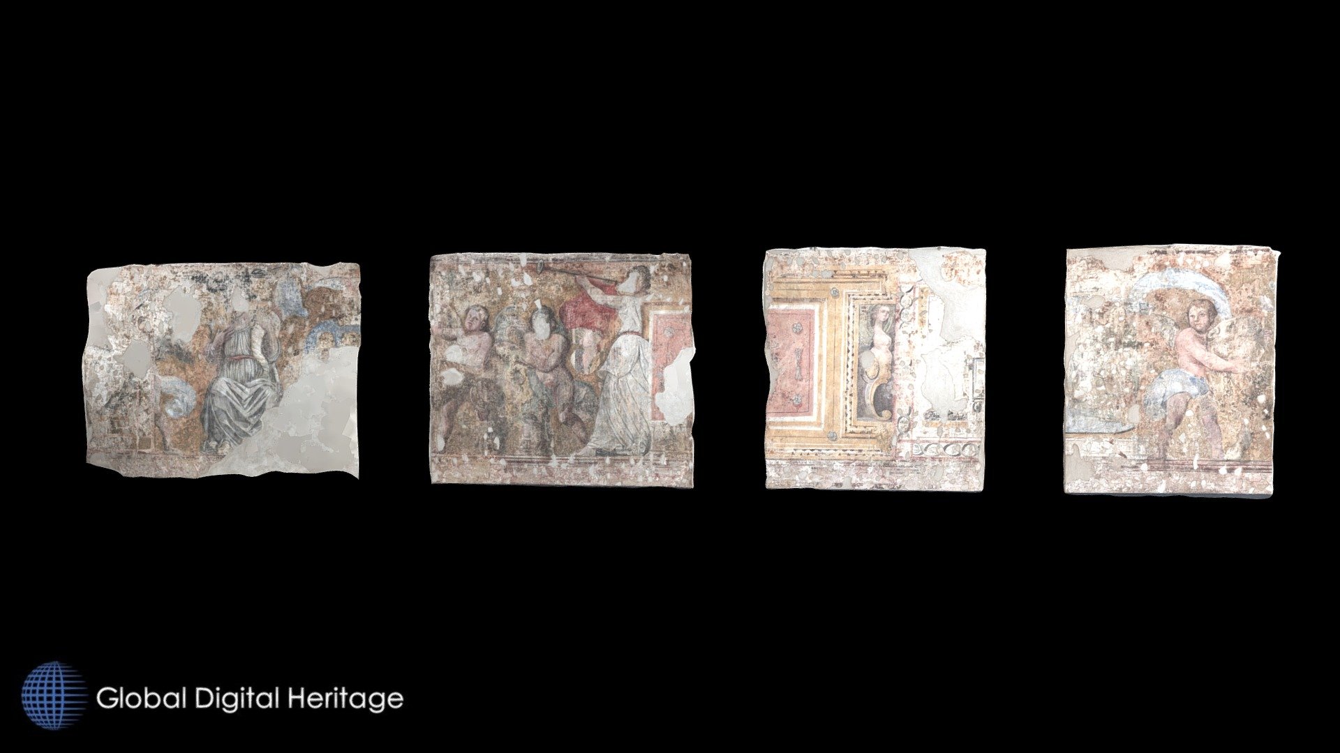Fresco Fragments. Santa Fiora, Tuscany