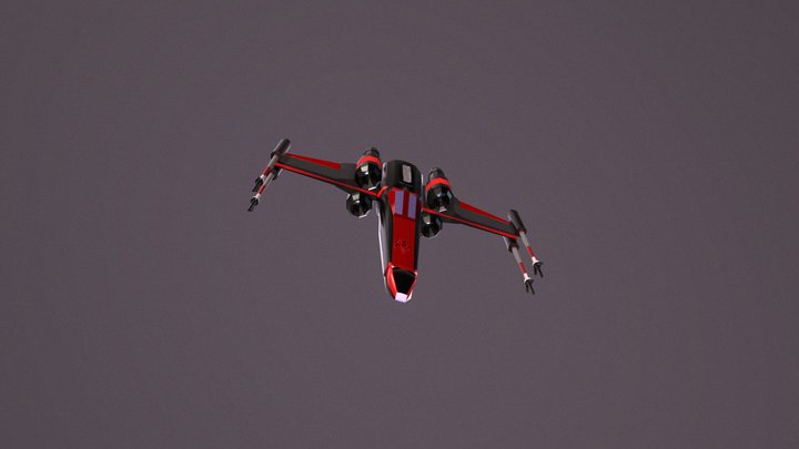 PabloCamacho_Bounty Hunter Xwing 3D Model