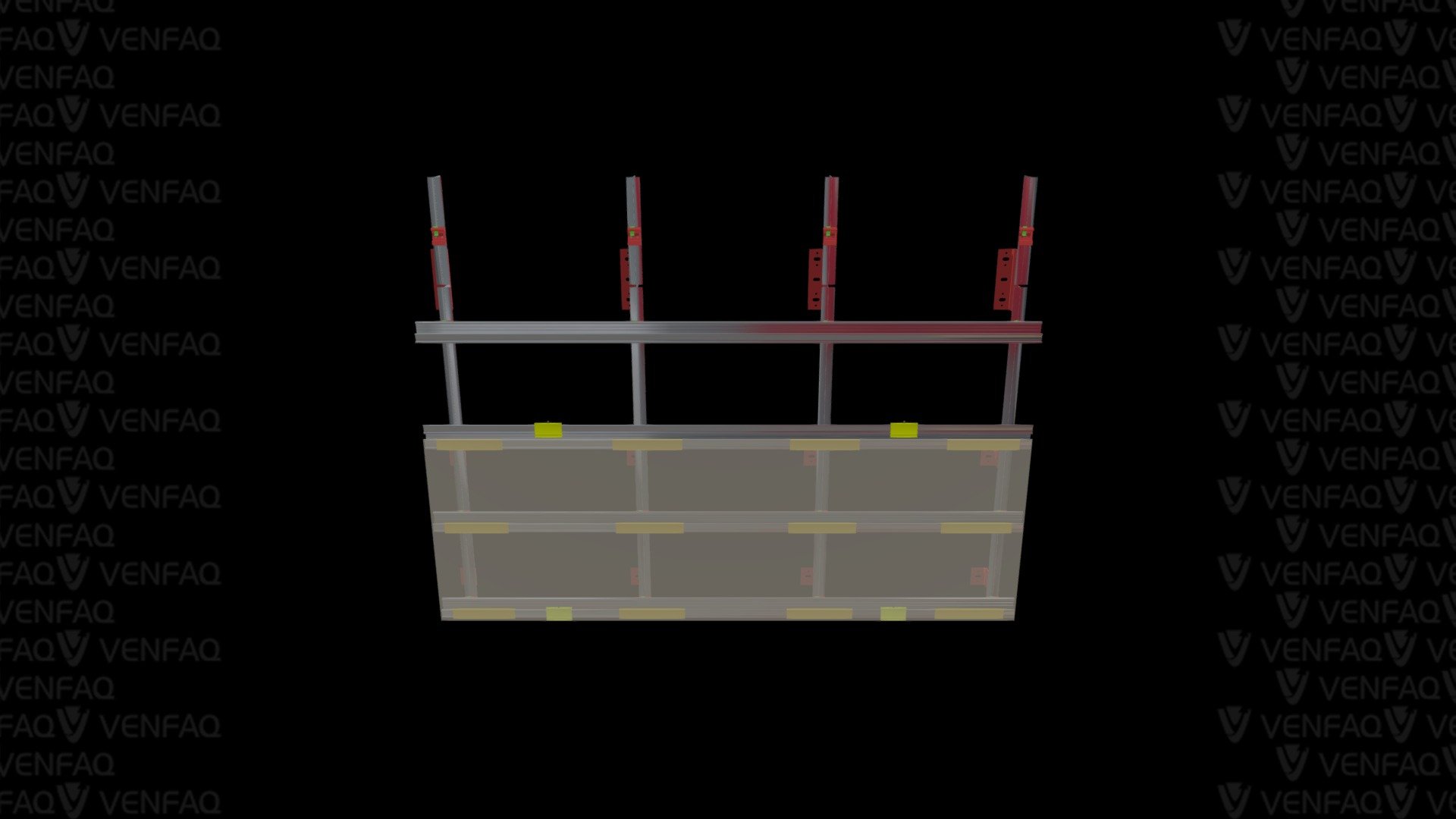 VLANK Vertical Support — Sketchfab embed 3D viewer