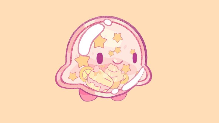 Glass kirby 3D Model