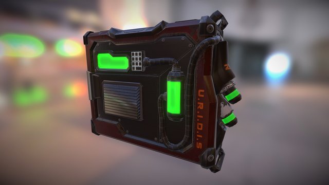 Bomb briefcase Z.E.R 3D Model