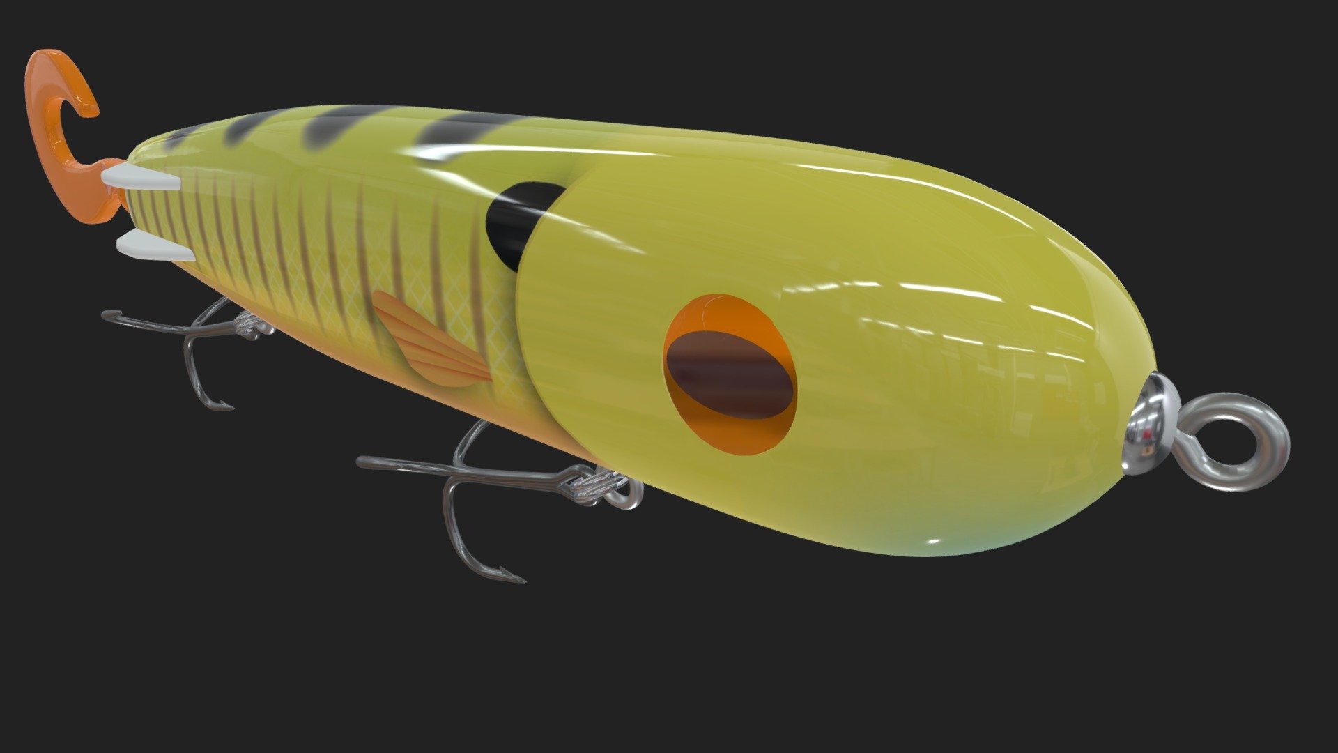 Glide Bait Lure - 3D model by All Inclusive Angler (@allinclusiveangler)  [97c8d90]