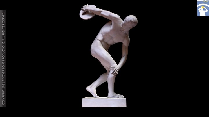 3D rendering of Discobolos