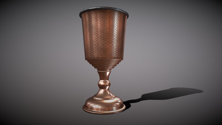 Copper Cup 3D Model