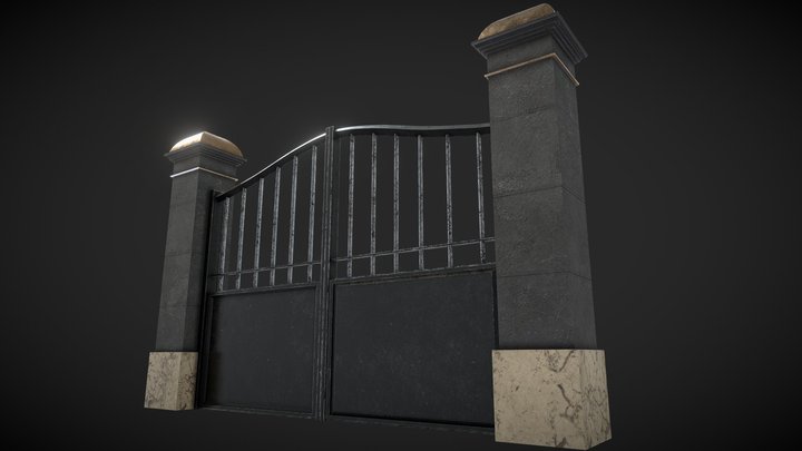Gate_01 3D Model