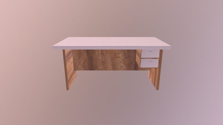 Study Table 3D Model