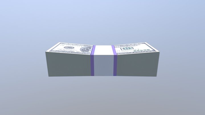 Money Stack Bryton 3D Model