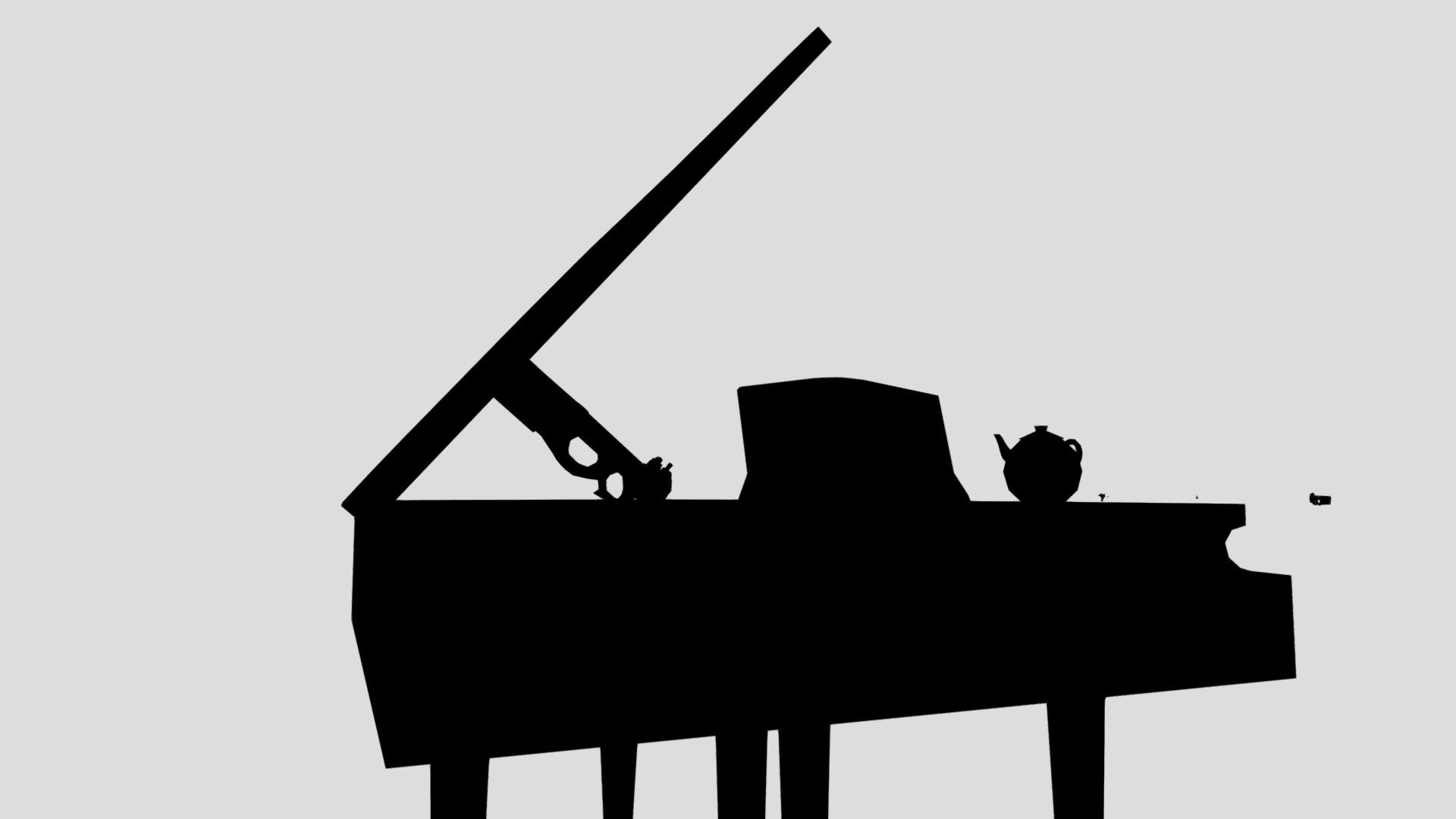 [XYZ draft punk] homework silhouettes