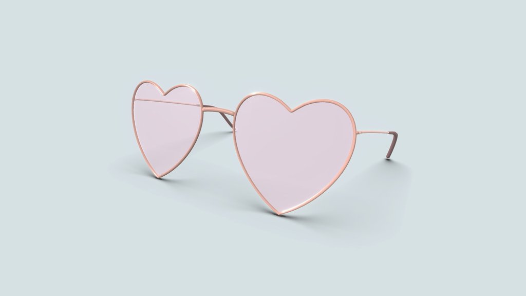 Heart-shaped glasses