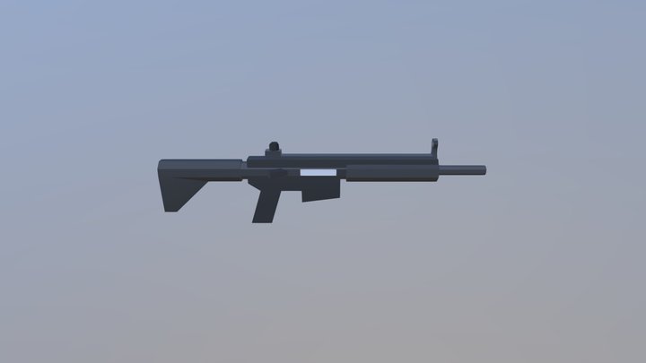 Unturned HK 417 3D Model