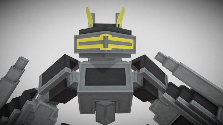 Pillar Golem 3D Model