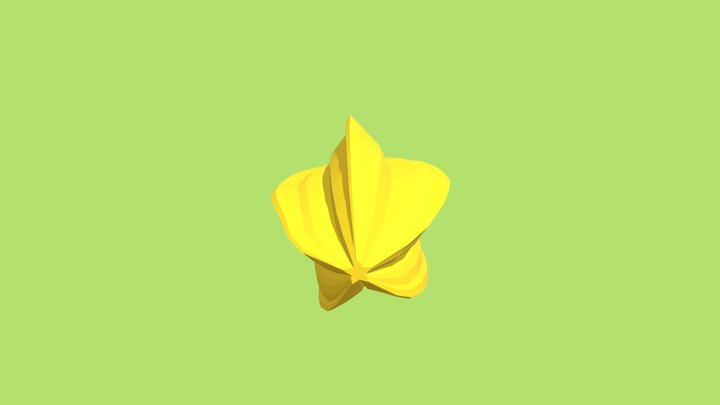 Starfruit 3D Model