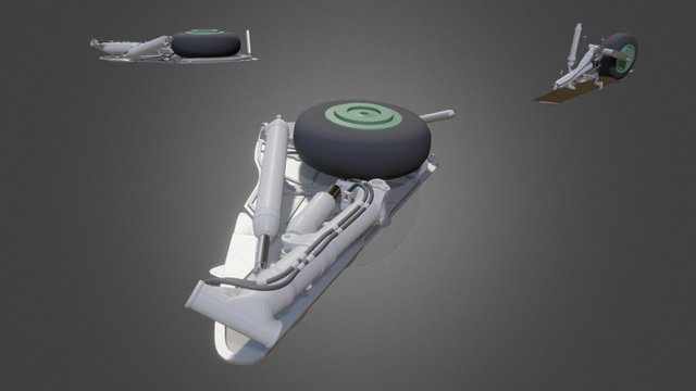 Landing Gears exp7 3D Model