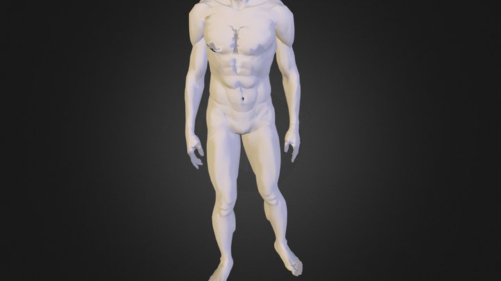 03human-man-standing 3D Model