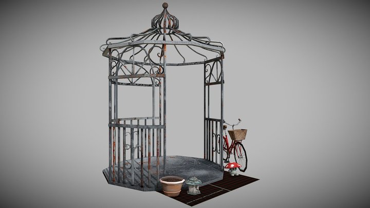 DAE 5 Finished props - GRANDMA STYLE 3D Model
