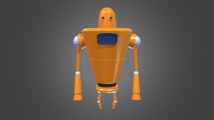 Gameready Robot 3D Model