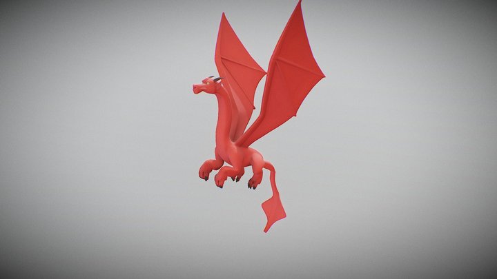 Stylized Dragon – Modello 3D gratuito STL