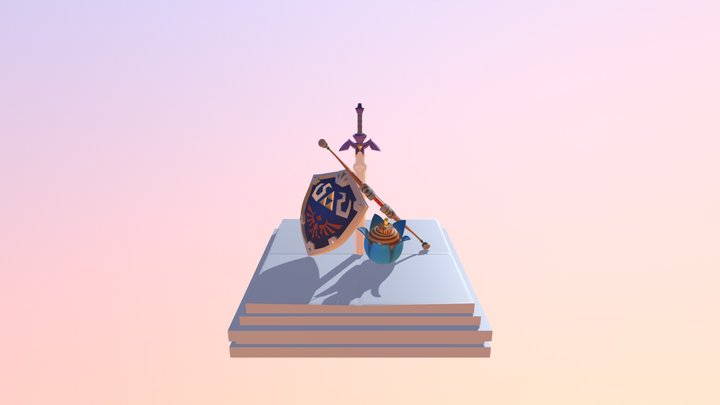 Zelda Assets 3D Model