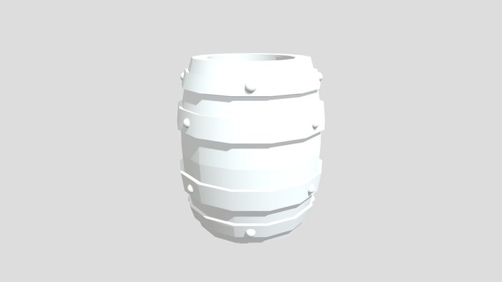 Barrel Easy Model 3D Model
