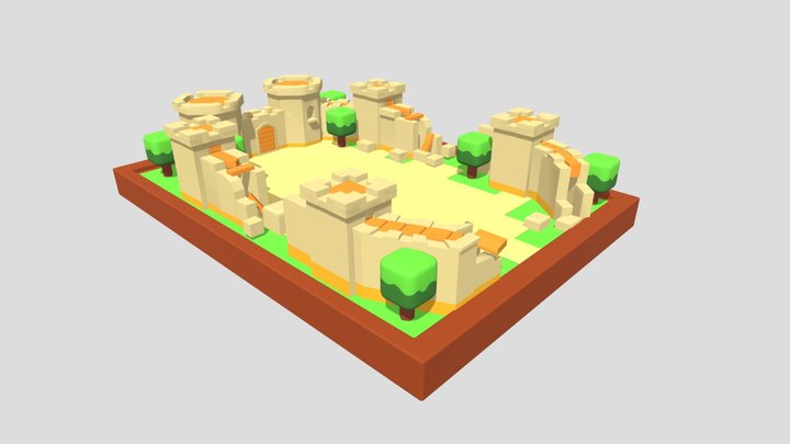 Castle Ground 3D Model