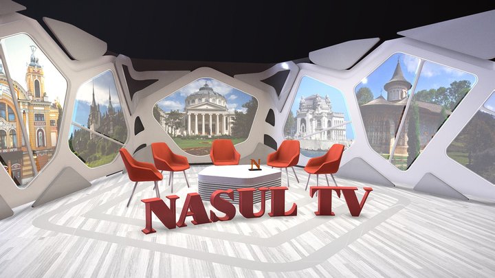 Sergiu Nap - Nasul TV Stiri 3D Model