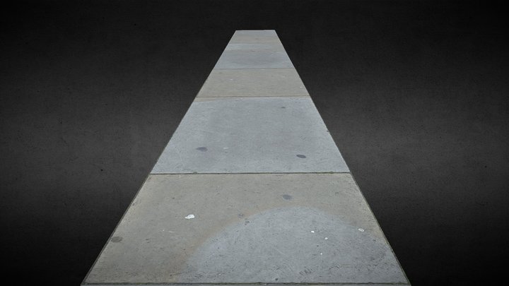 Modular Stone Paving Slab Free Variety Pack 2 3D Model