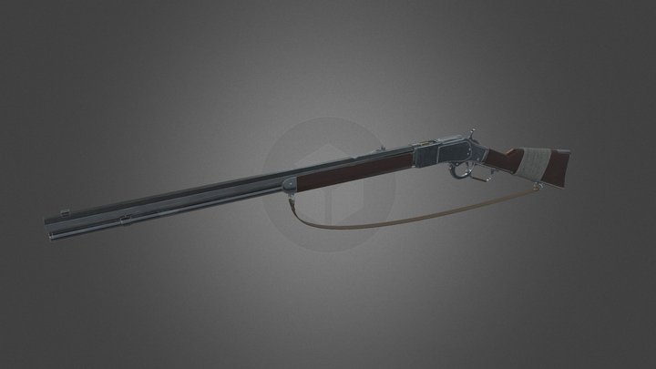 Winchester Model 1873 3D Model