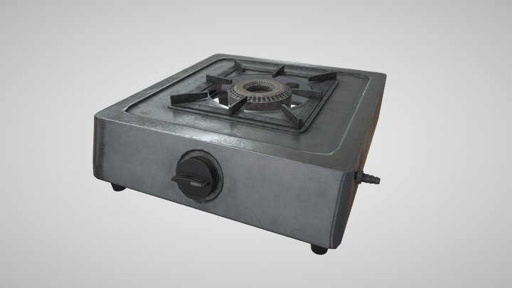 Gass Stove 3D Model