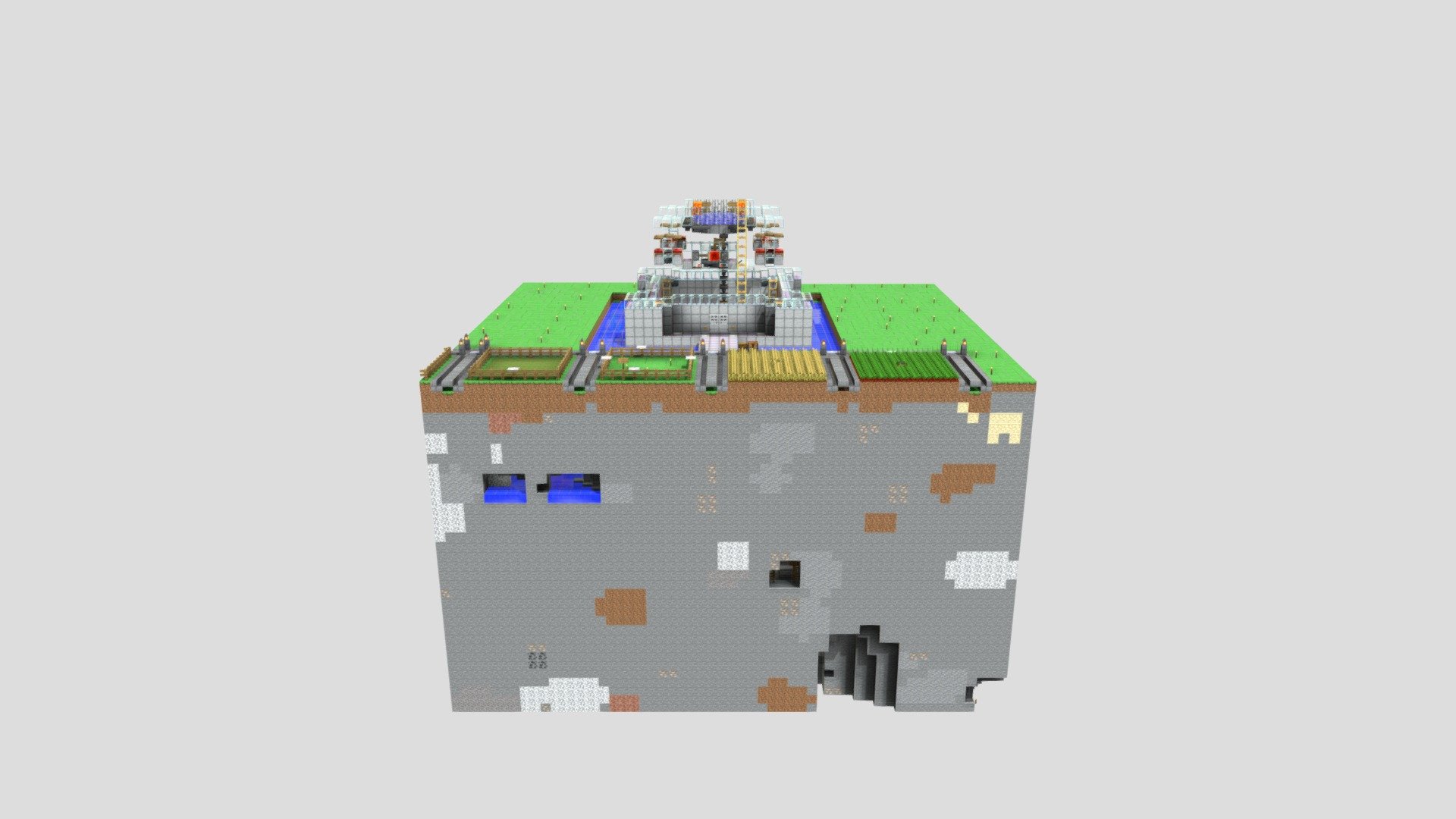 world_Iron Golem Trap 3D model by open1623 [97d483b] Sketchfab