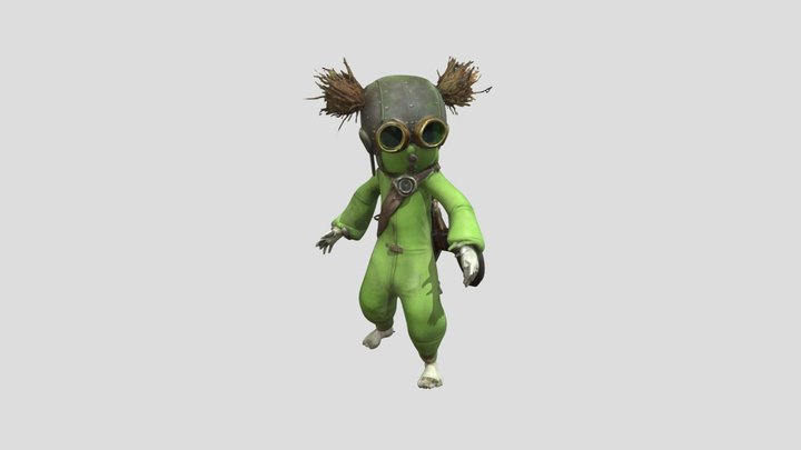 Steampunk Adventurer 3D Model