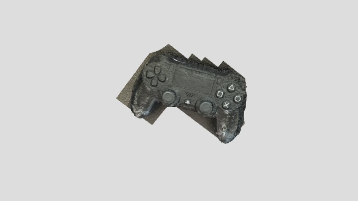 PS4 Controller 3D Model