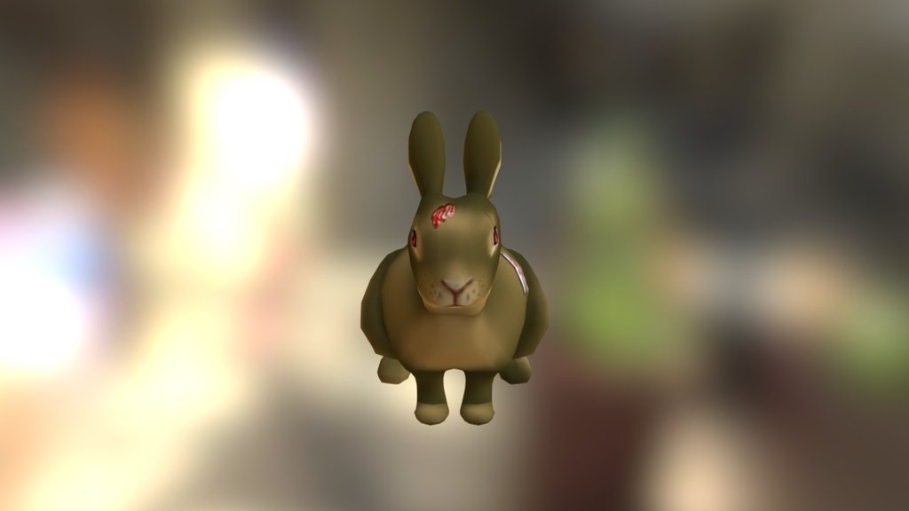 Zombie Bunny - 3D model by anikearmen (@anikearmen) [97d96dc]