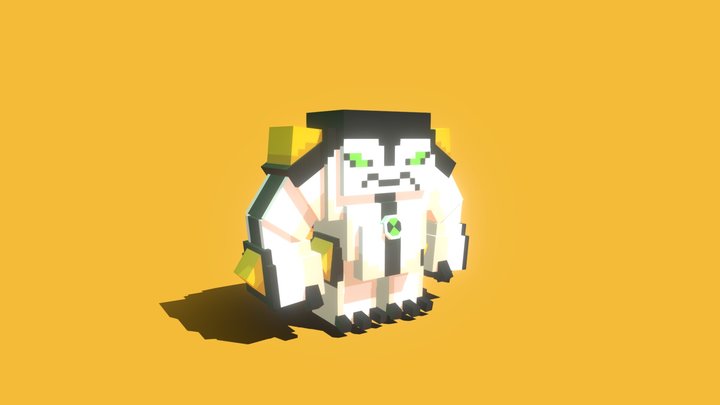 Cannonbolt Omniverse in Ben 10 DLC Style 3D Model