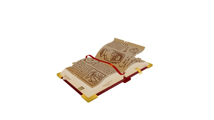 Spellbook 3D Model